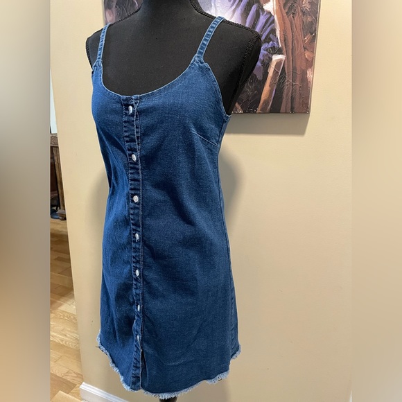 Blue Denim Dress - Picture 2 of 6